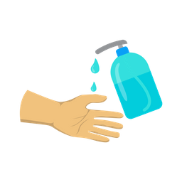 Sanitize Hands  Icon