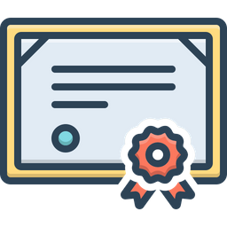 Certificate  Icon