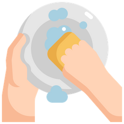 Wash Dishes Hygiene Icon