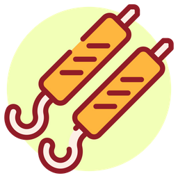 Grillspieße  Symbol