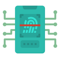 Scanner de impressão digital  Ícone