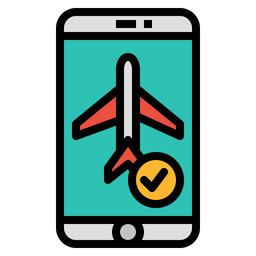 Booking Flight Ticket  Icon