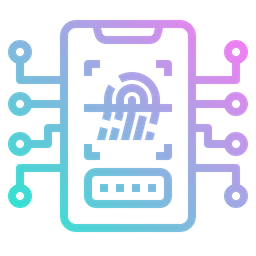 Fingerabdruck-Scanner  Symbol