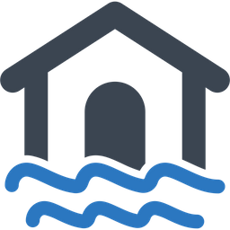 Home Flood Disaster  Icon