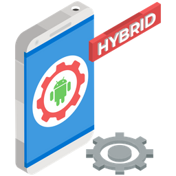 Hybrid-App  Symbol