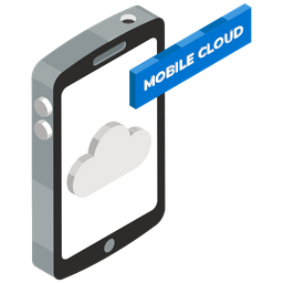 Cloud Mobile  Icon