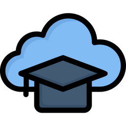 Cloud Education  Icon