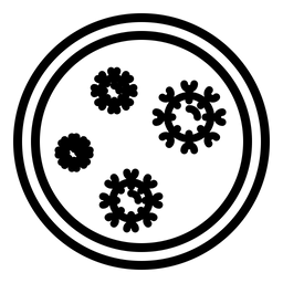 Corona-Virus-Zelle  Symbol