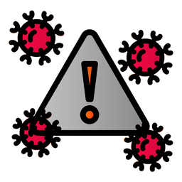 Gefahr Virus  Symbol