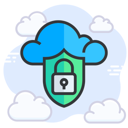 Cloud Security  Icon