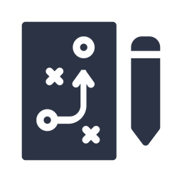 Geschäftsstrategie  Symbol