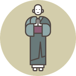 Gassho monk  Icon