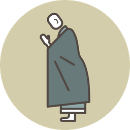 Gassho monk  Icon