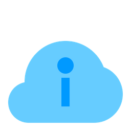 Cloud Infomation  Icon