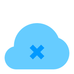 Cancel Cloud  Icon