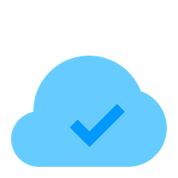 Approved Cloud  Icon