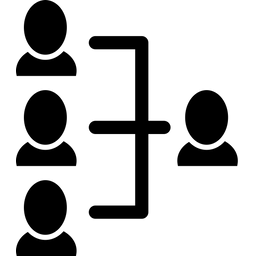 Menschliche Hierarchie  Symbol