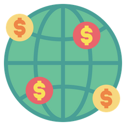 Globales Geschäft  Symbol