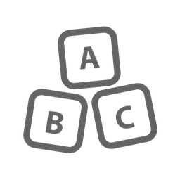 Alphabetblock  Symbol