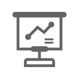 Apresentação analítica  Ícone