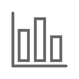 Gráfico de barras  Ícone