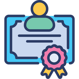 Employee Certificate  Icon