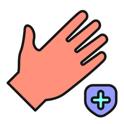 Protected Hand  Icon