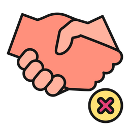 Avoid Handshake  Icon