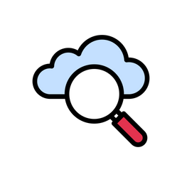 Cloud Search  Icon