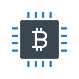 Chip de bitcoin  Ícone