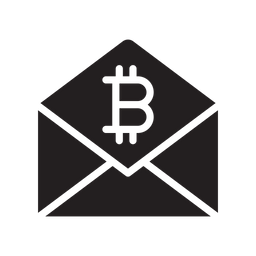 E-mail bitcoin  Ícone