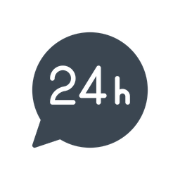 24 Hours Message  Icon