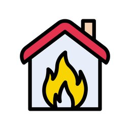 Burn House  Icon