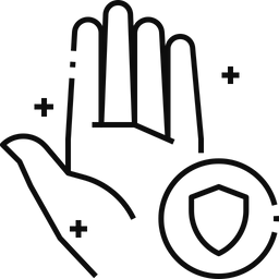 Hand is safe  Icon