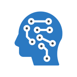 Cabeza de inteligencia artificial  Icono