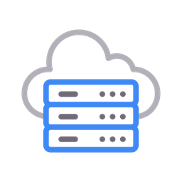 Cloud Server  Icon