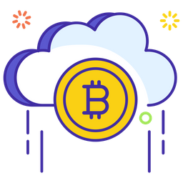 Bitcoin Cloud  Icon