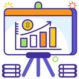 Bitcoin Chart  Icon