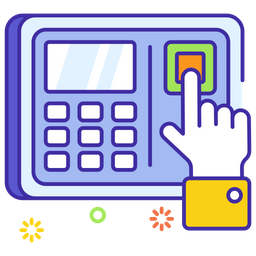 Biometric Attendance  Icon