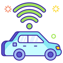 Autonomous Car  Icon