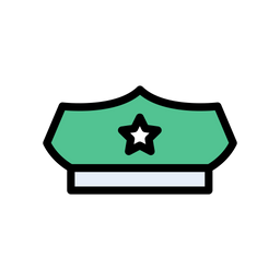 Police Cap  Icon