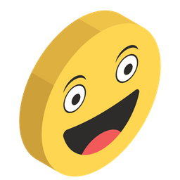 Glückliches Emoji  Symbol