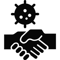 Avoid Hand Shake  Icon