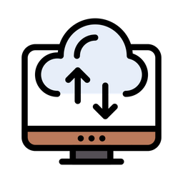 Cloud Hosting  Icon