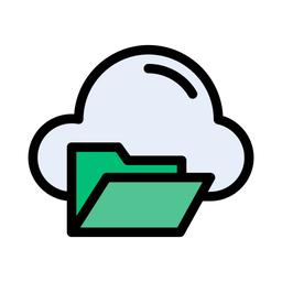 Cloud Folder  Icon