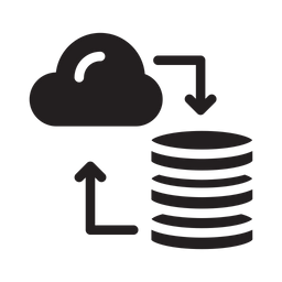 Cloud Database  Icon