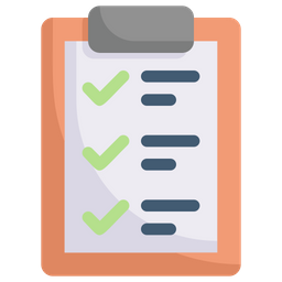 Clipboard checklist  Icon