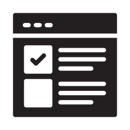 Browser Checklist  Icon