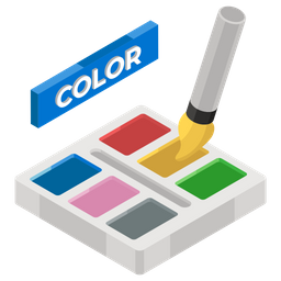 Paleta de color  Icono