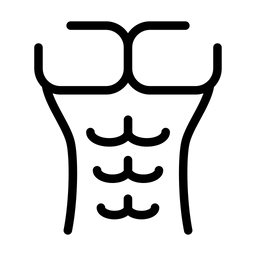 Abs Fitness Exercise Icon
